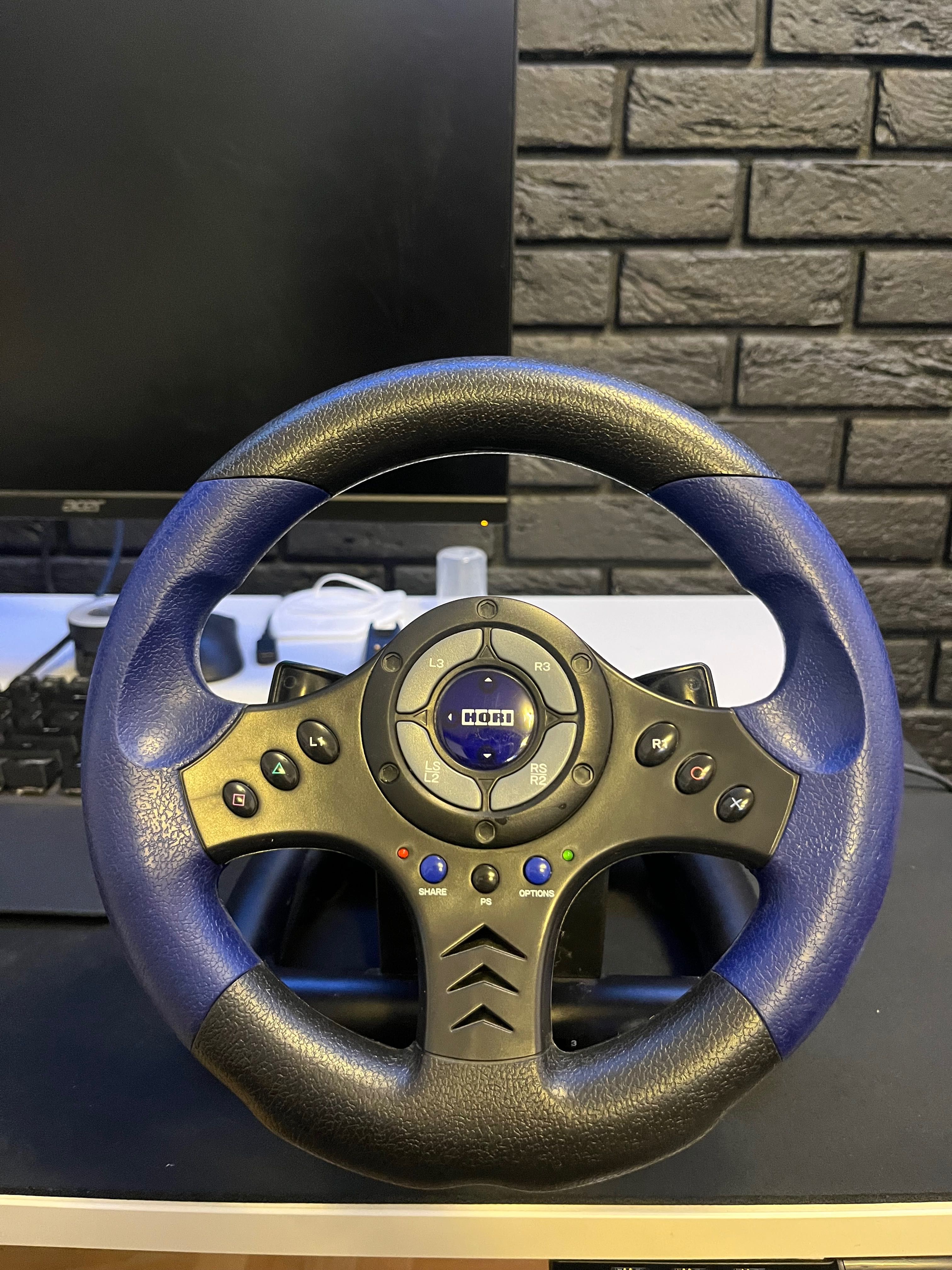 kierownica wraz z pedałami hori ps3 ps4