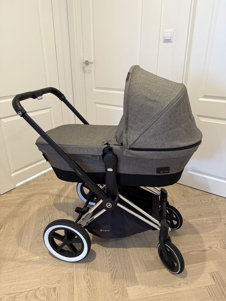 Cybex Priam – wózek z gondolą, fotelikiem i adapterami