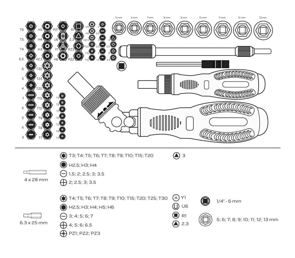 Zestaw wkrętaków NEO Tools (01-116)