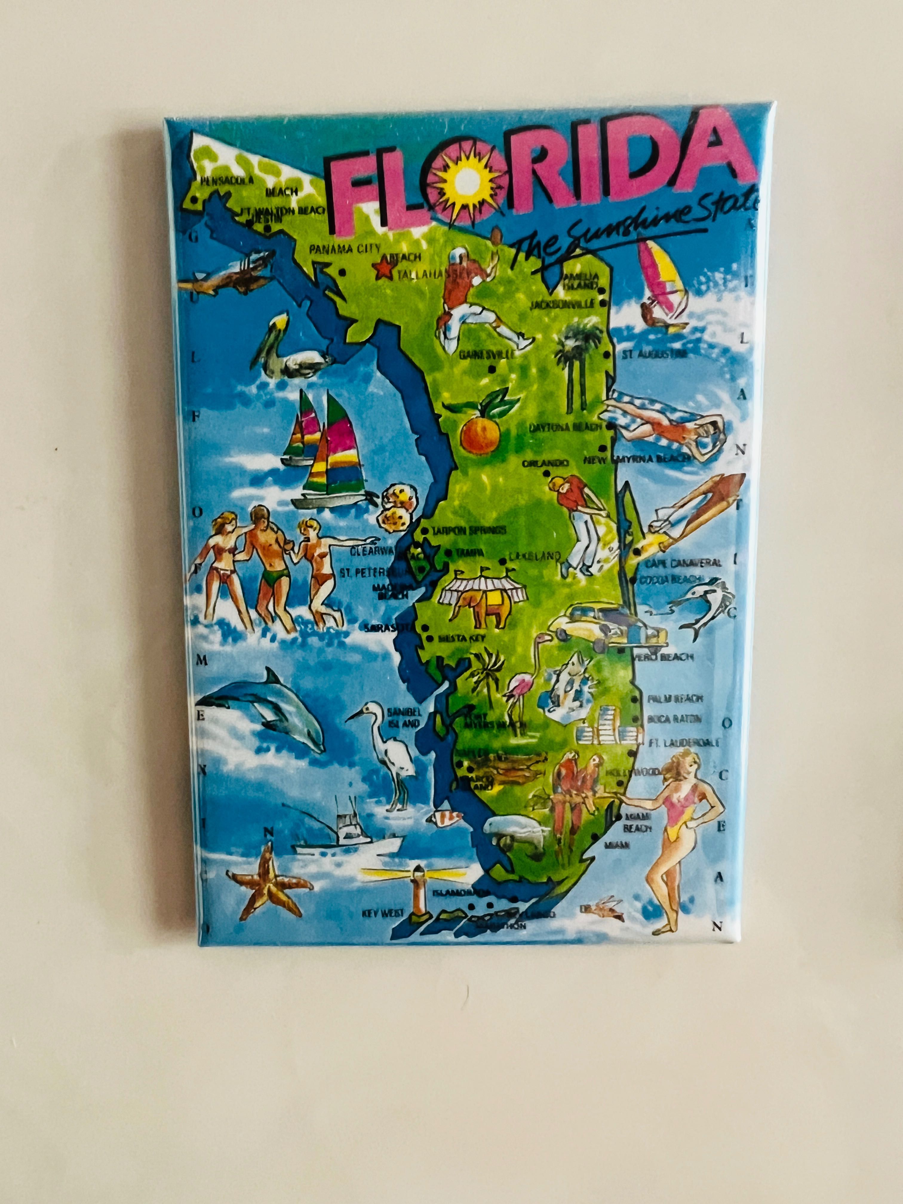 Магнітики  Флоріда Маямі на холодильник
