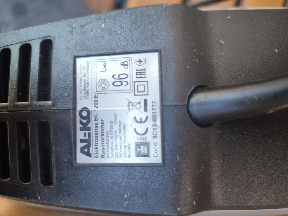 Триммер Al-ko BC 1200 E