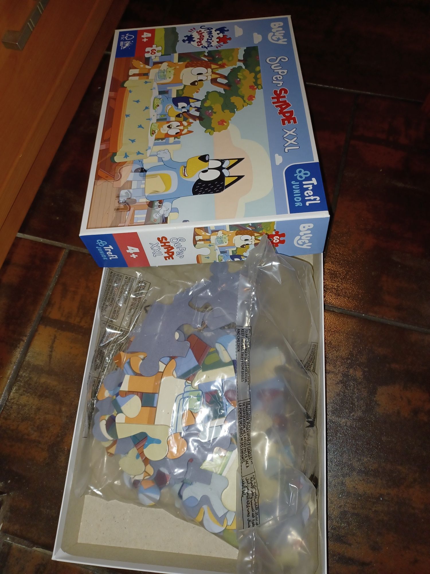 Puzzle Bluey XXL dla dzieci