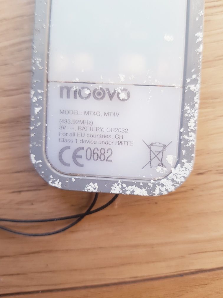 Pilot do bram Moovo MT4G 4-kanałowy 433,92 MHz