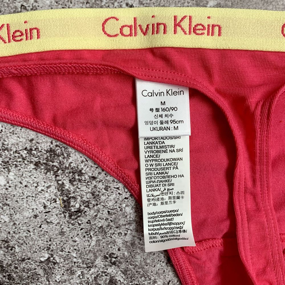 Calvin Klein/Стрінги/Білизна/Набір 5шт/Оригінал 100%/Розмір М.