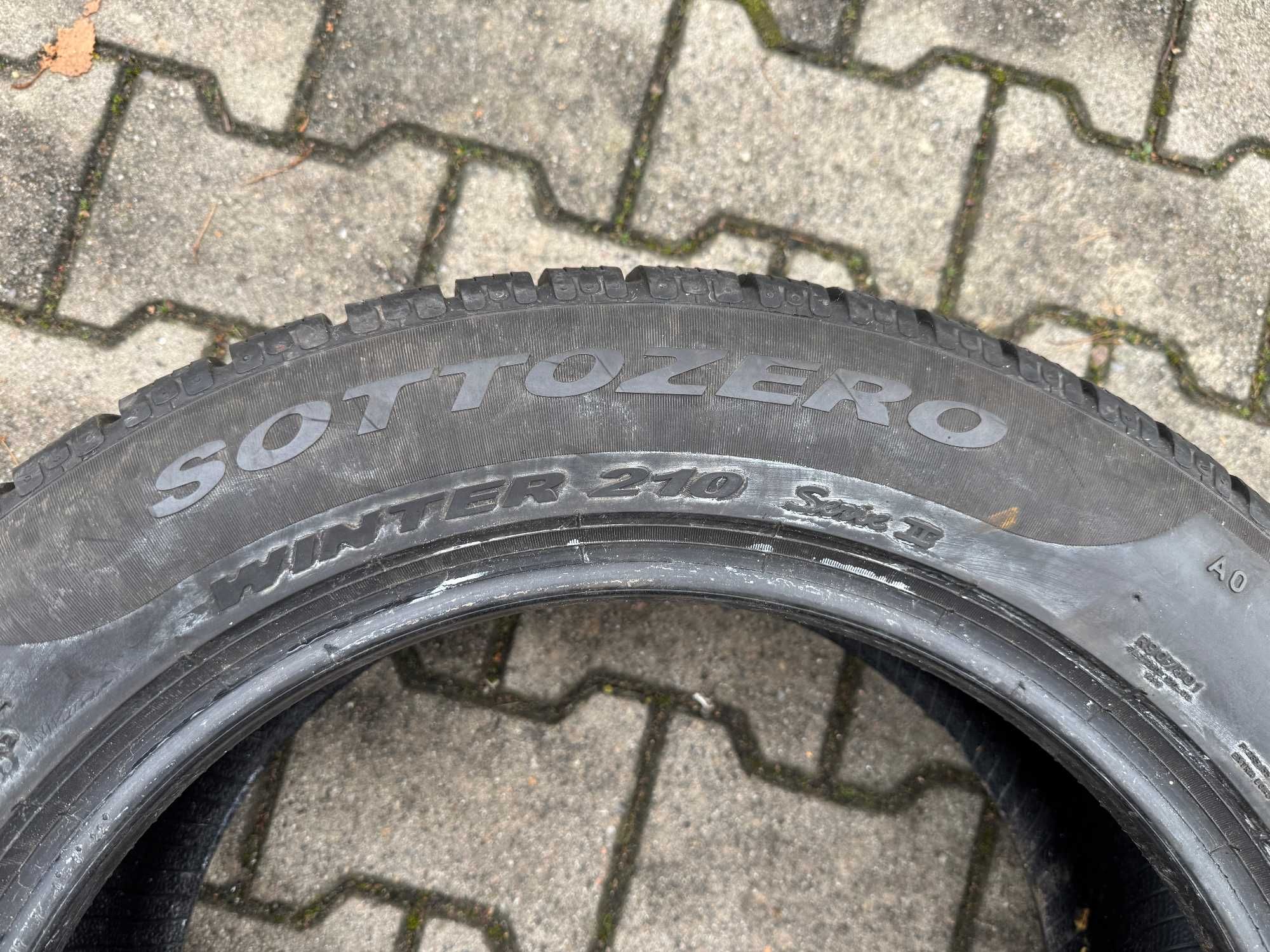 2x opony Zimowe 235/55r18 PIRELLI Sottozero Winter  (6,5mm 2021r)