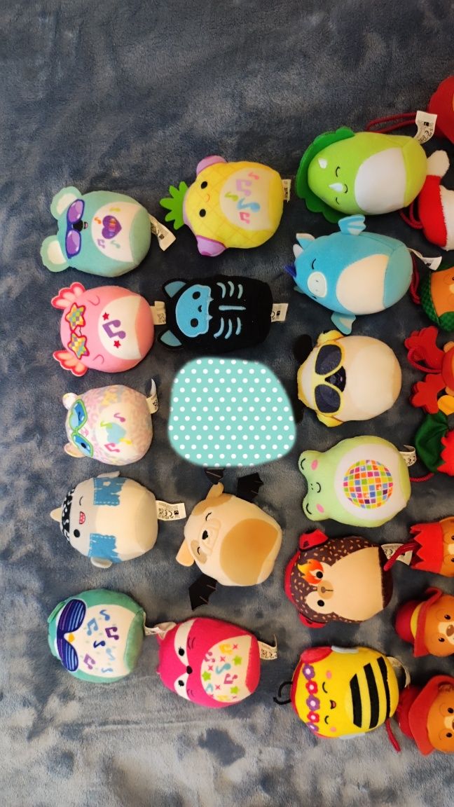 М'які іграшки Паддінгтон, Макдональдс, смурфики, Squishmallows, смурф