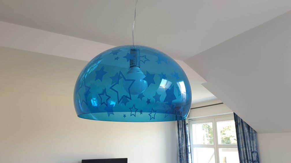 Lampa Kartell Kids FL/Y BLUE STARS pokój dziecięcy