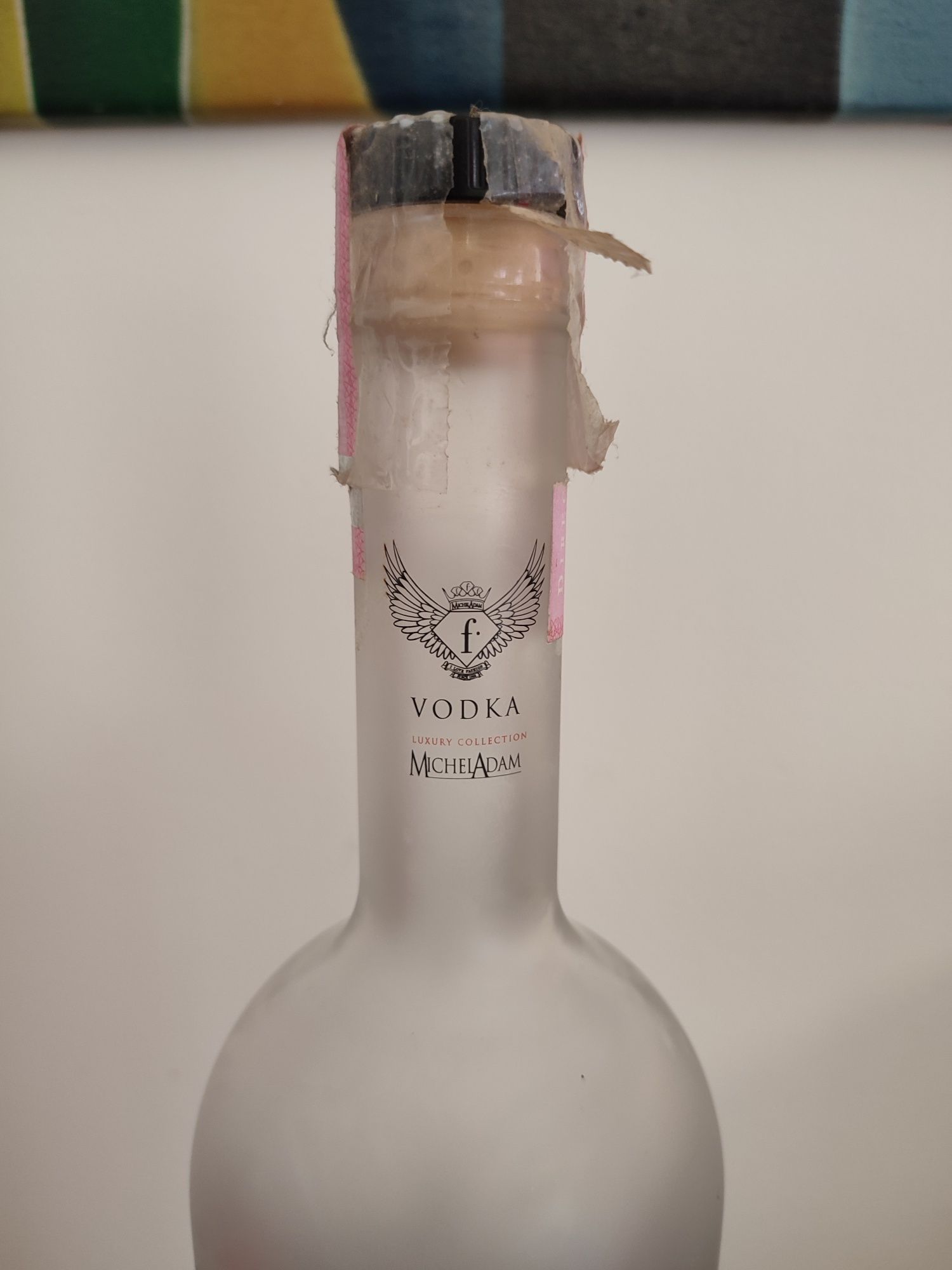 Garrafa de coleção Wodka Vazia.