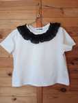 Футболка біла жіноча ZARA, р.48-50, EUR L 40, футболка женская