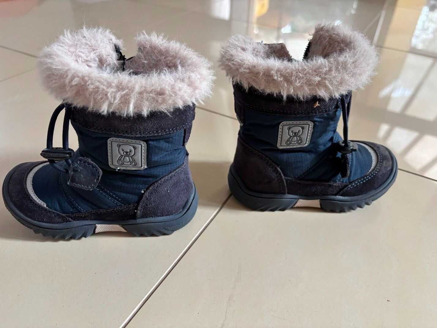 Kozaki ocieplane, Lasocki Kids 21 - buty zima / jesień dla dziewczynki