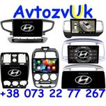 Магнитола ACCENT Hyundai VENUE GETZ SOLARIS IONIQ CarPlay Android 14