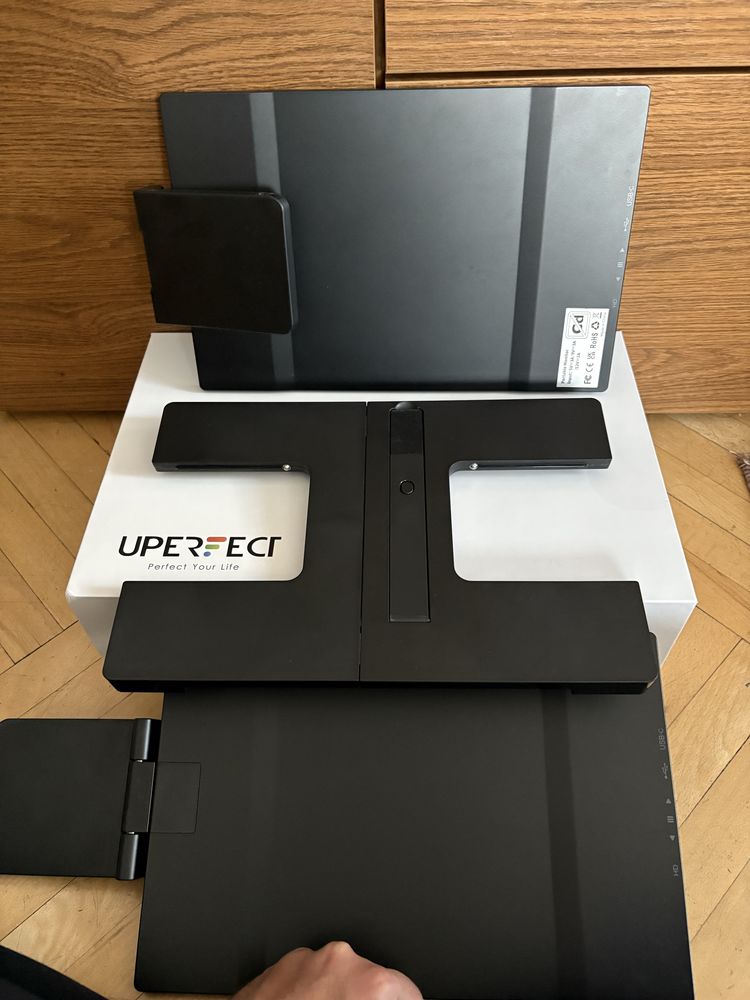 Przenośny monitor Uperfect 14" Odłączany podwójny ekran 60 Hz IPS