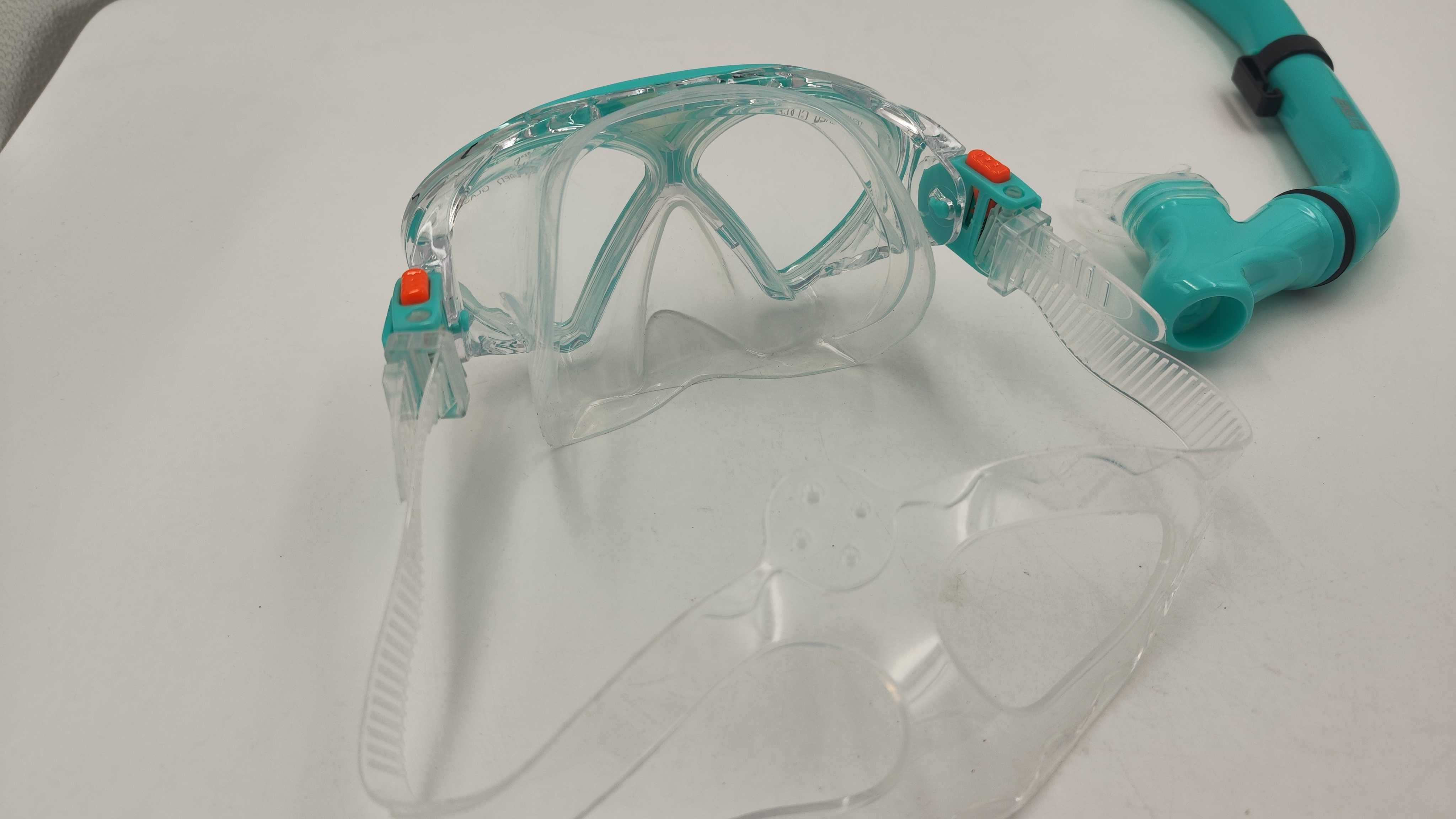Maska do nurkowania dziecięca okulary z rurką JEMULICE (AK87)