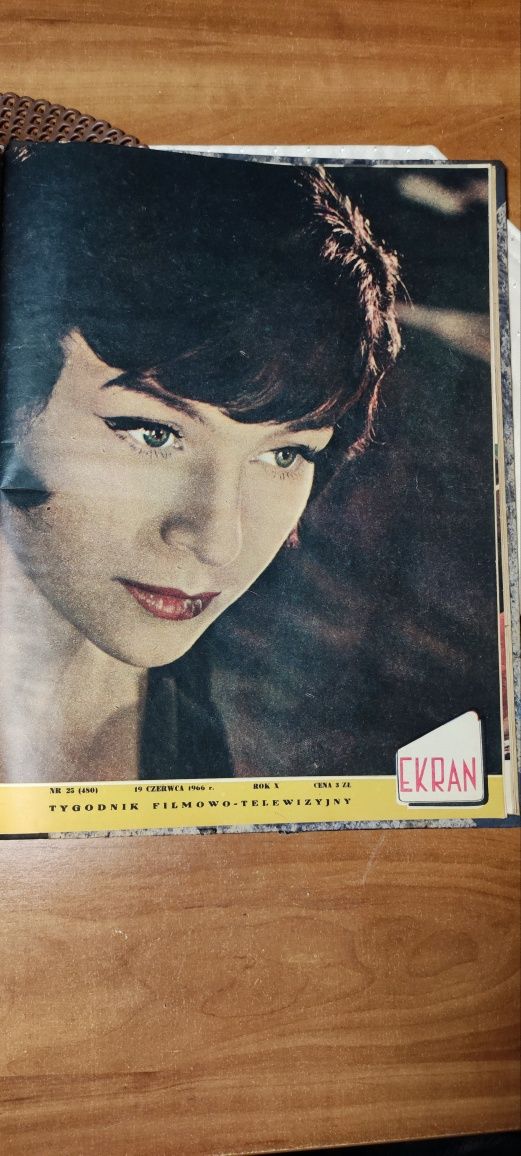 Tygodnik filmowo-telewizyjny ekran 1964 - 1966, czasopismo