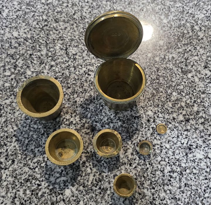 Antigos pesos de farmacia