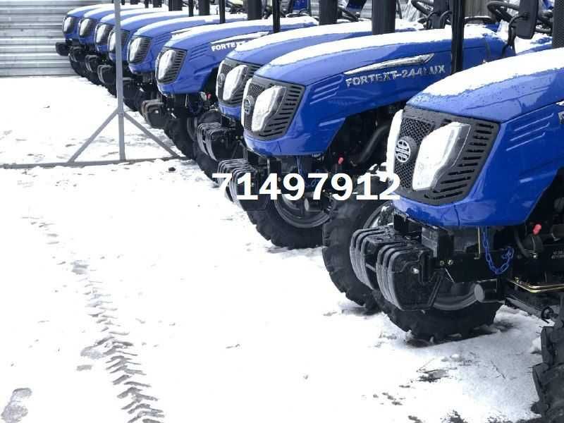 Мінітрактор Forte XT-244 3*1 з редукторним мостом Доставка БЕЗКОШТОВНО