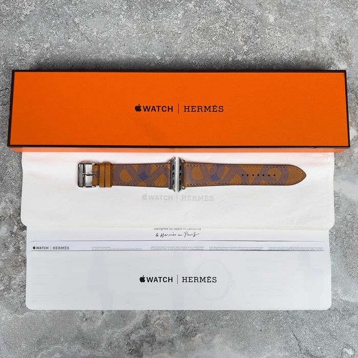Apple Watch Hermès Biscuit Новий Ремінець для годинника 44 45 46 mm