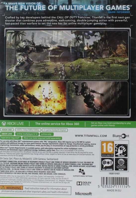 Titanfall Xbox 360 po polsku PL * Sklep z grami Video-Play Wejherowo