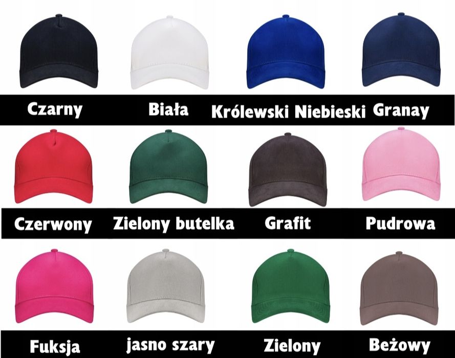 Czapka z daszkiem z twoim własnym nadrukiem lub logo