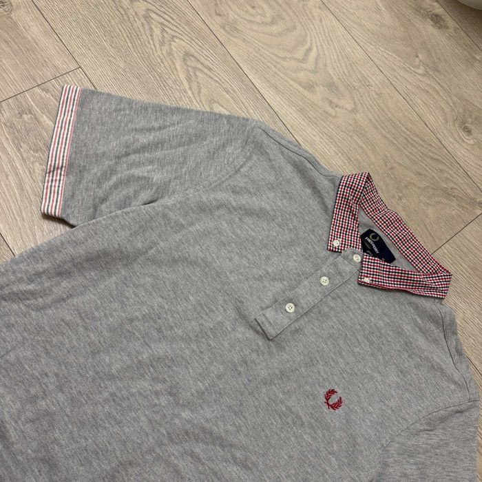 Преміальна Сіра Футболка Поло Фред Перрі Fred Perry Maroon, Розмір XL
