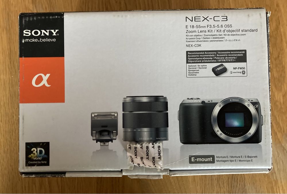 SONY aparat NEX-C3