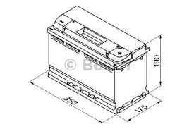 Аккумулятор Bosh 100a