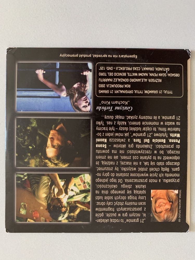 21 gramów Sean Penn Naomi Watts DVD