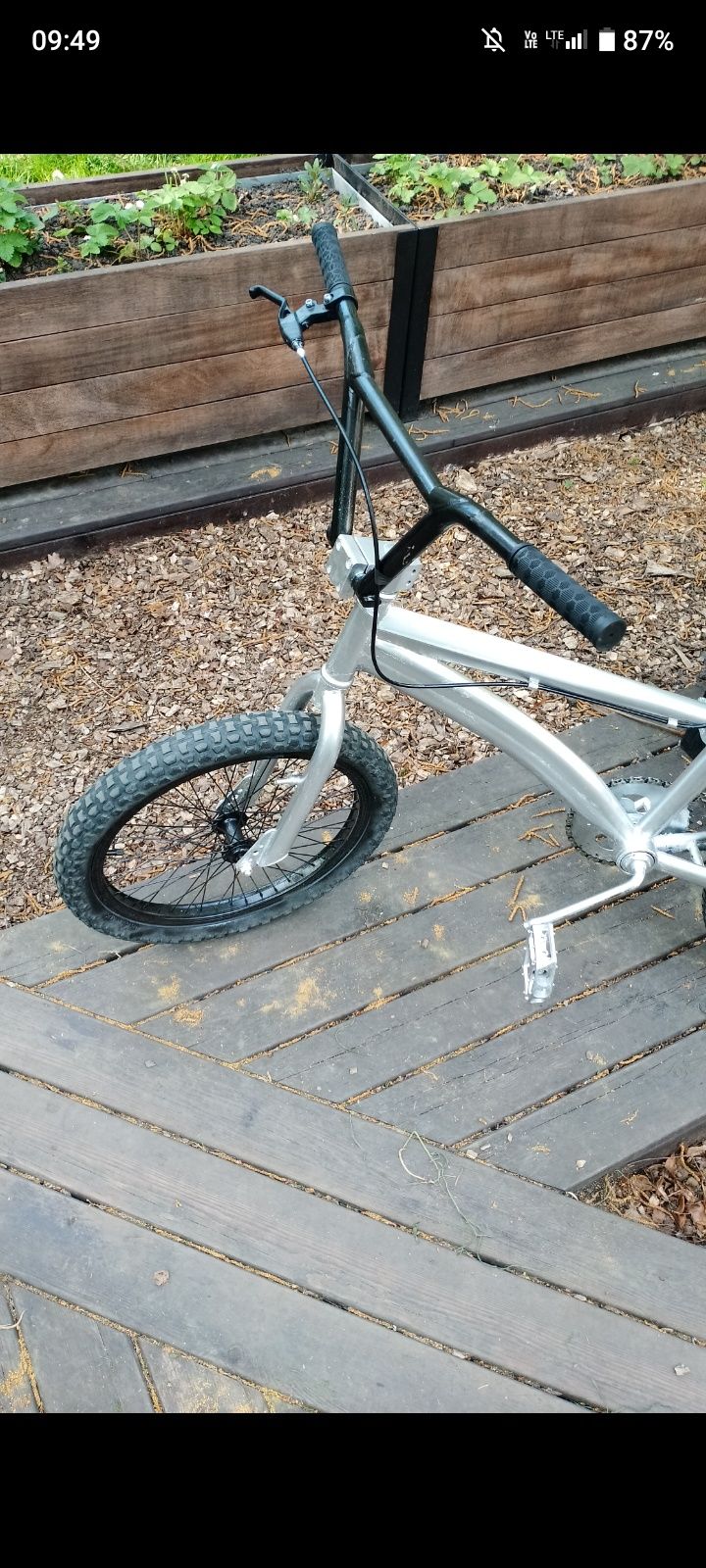 bmx gtx wyremontowany koła 20 silver siodełko camo®