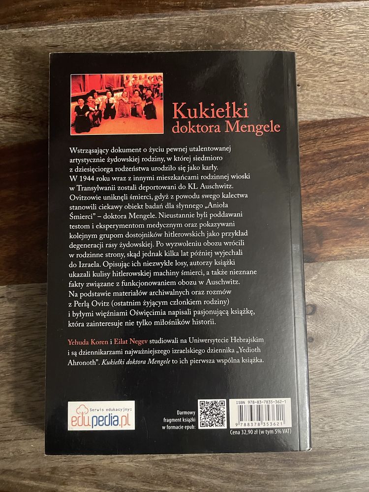 Kukiełki doktora Mengele Yehuda Koren , Eilat