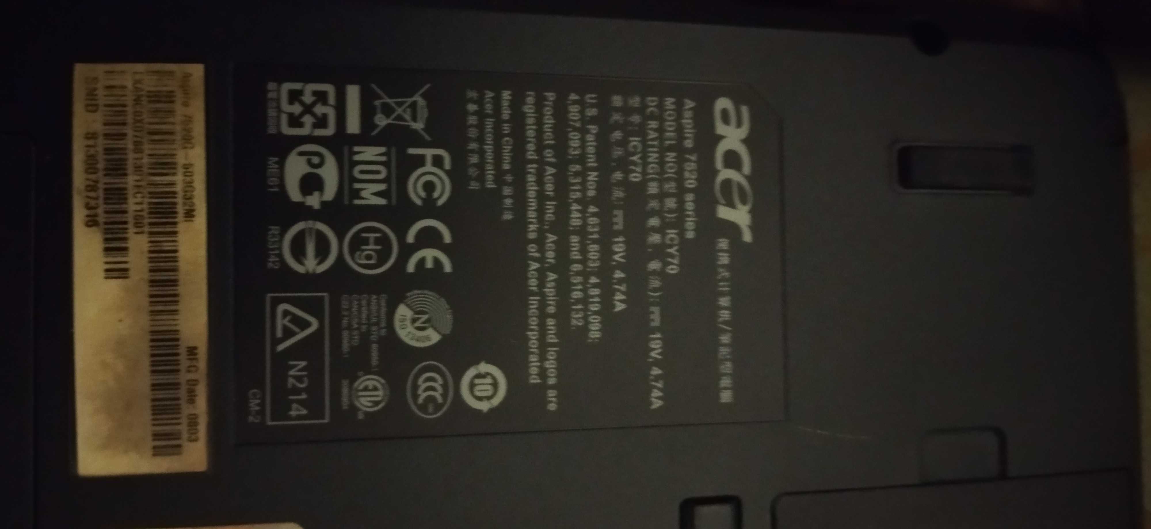 Laptop Acer Aspire 7520g