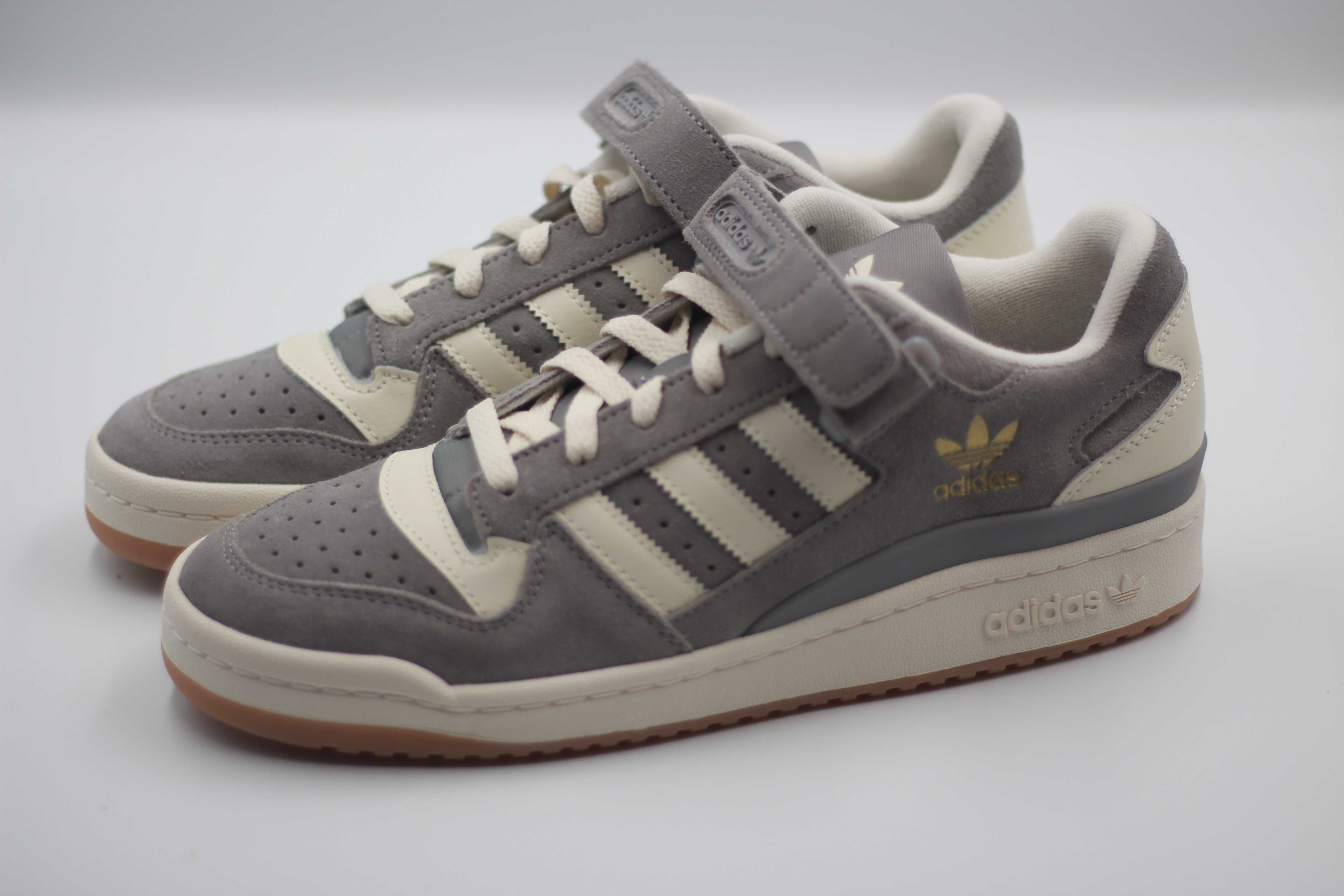 Adidas Forum Low Solid Grey, Cream WHITE & GUM | Оригінал | Нові