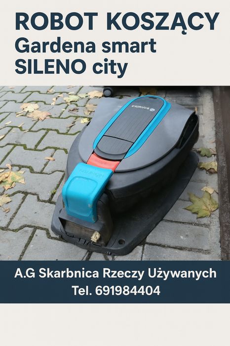 Robot koszący Gardena smart SILENO city, 2020 rok

Na sprze