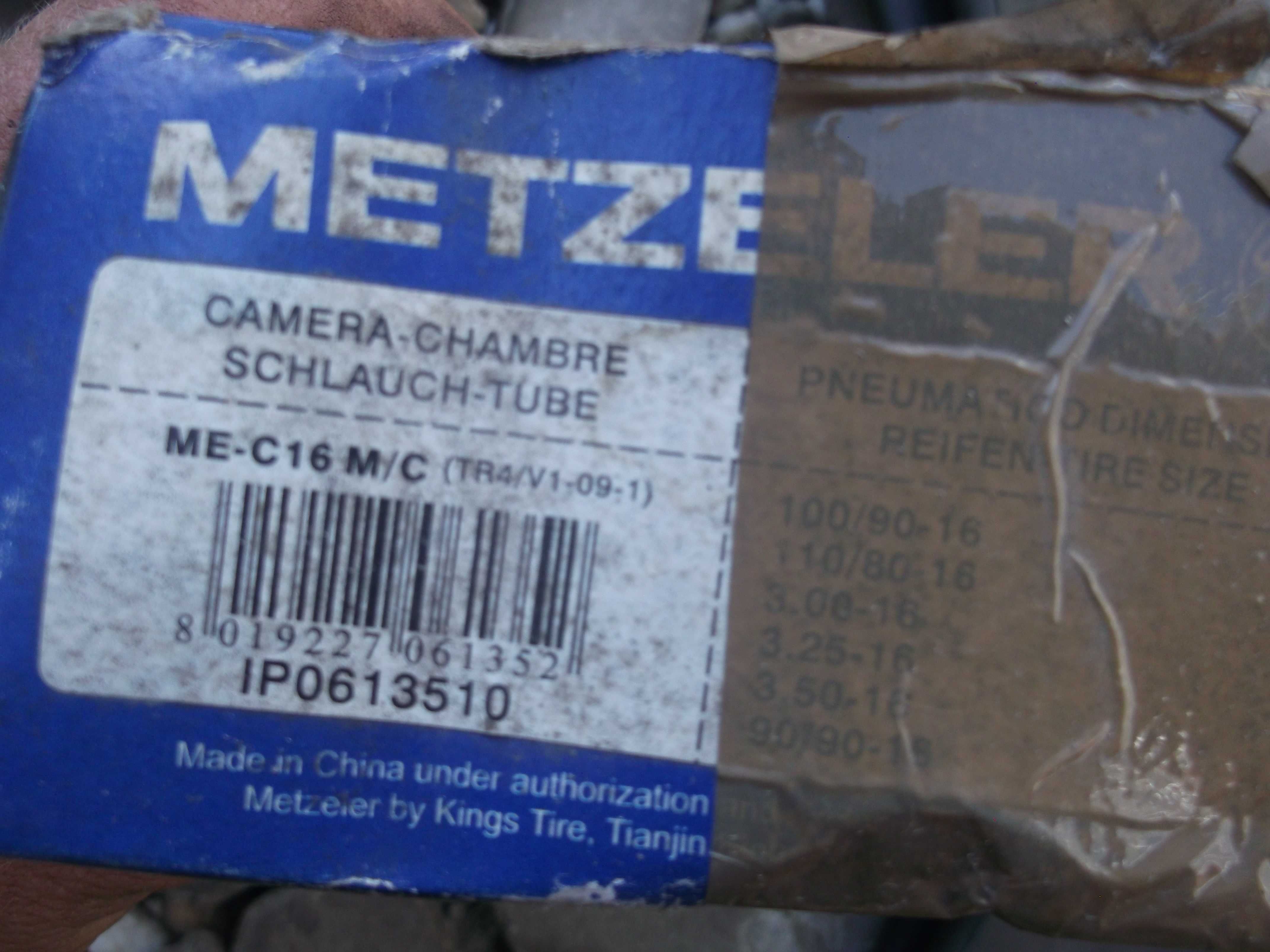 dętka metzeler 3,00-16 jawa 3.25 mz 3.50 cross 90/90 i 100/90 nowa