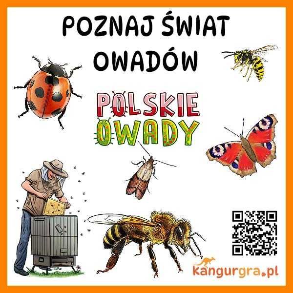 EKO GRA XXL dla DZIECI Polskie OWADY gatunki chronione 3 x 2 metra