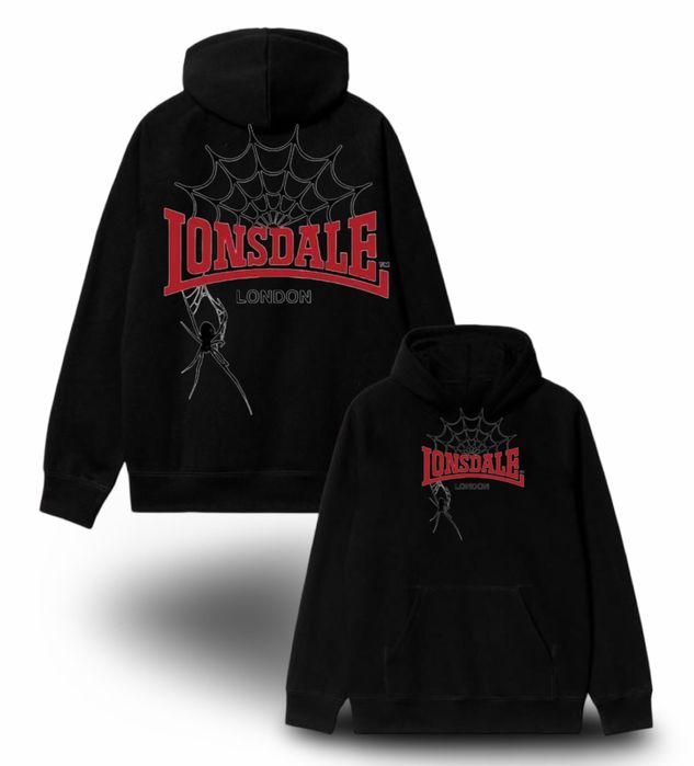 Худи Lonsdale London spider Logo унисекс толстовка кофта лонсдейл