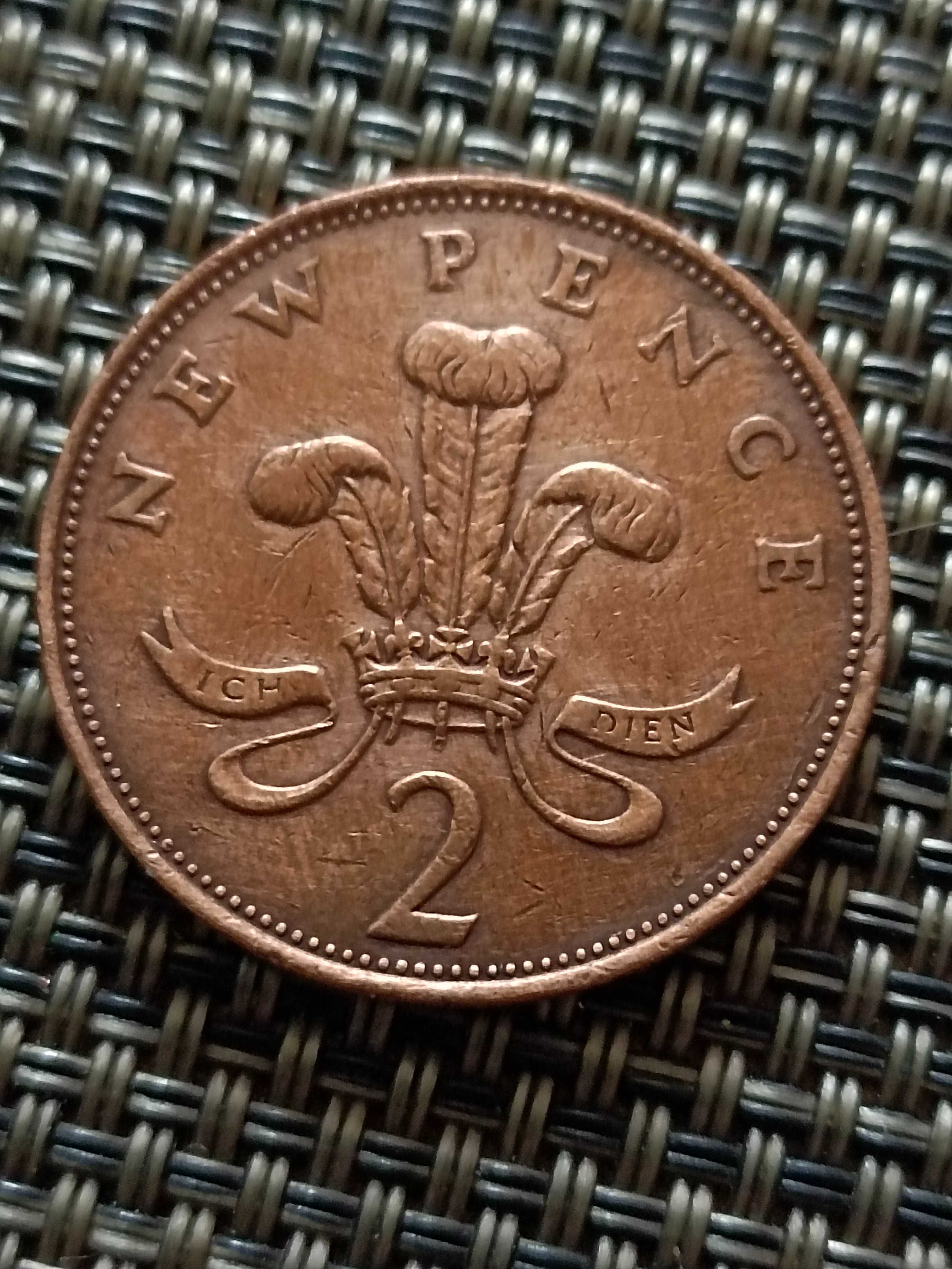 Sprzedam monete 2 New Pence 1971 r