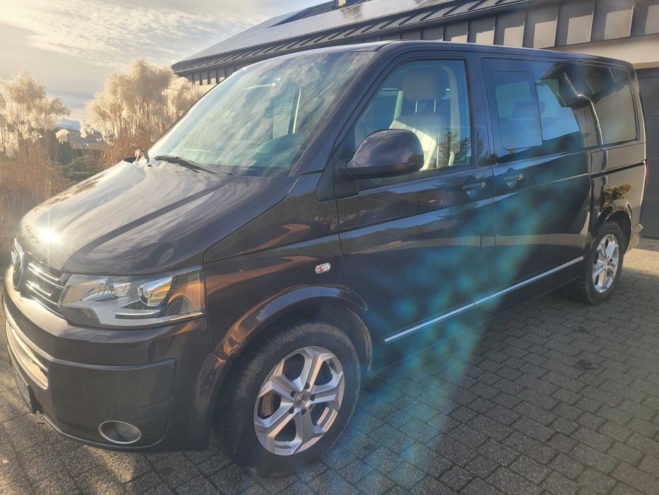 VW MULTIVAN HIGHLINE Salon Polska, DSG, 4x4, skóry, kanapa