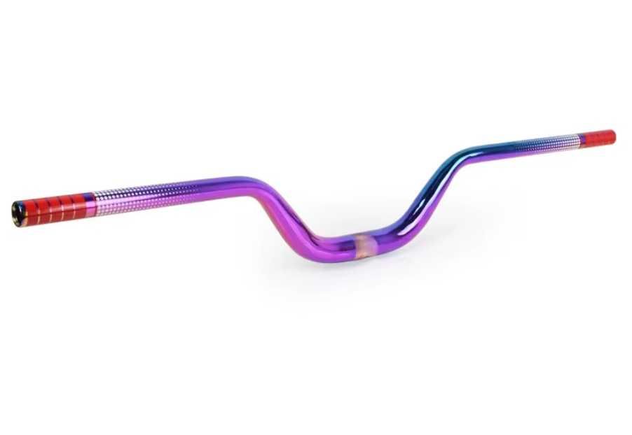 Kierownica rowerowa zjazdowa FMFXTR 780 mm MTB BMX wznios 90mm rainbow