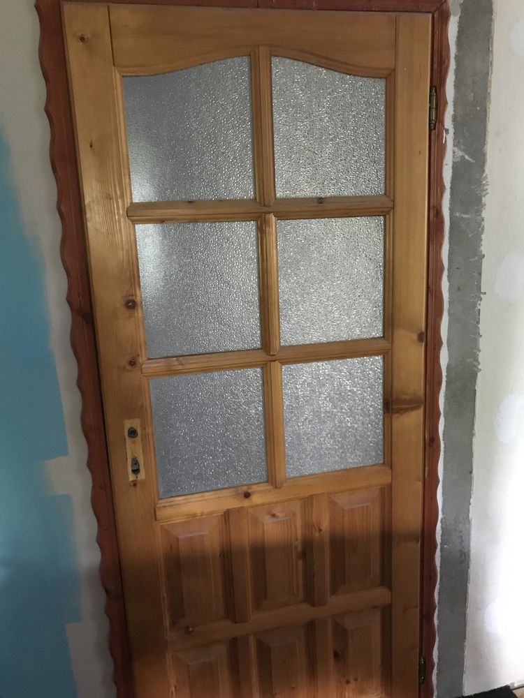 Drzwi drewniane z demontażu,