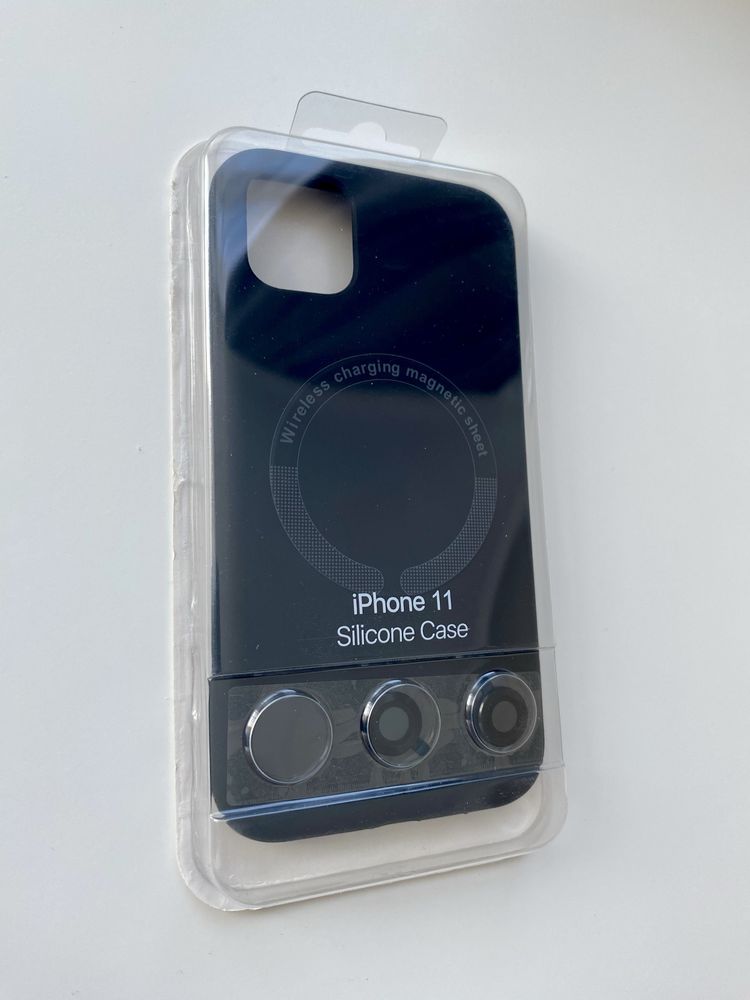  Чехол Айфон 11/13 Силикон case + MagSafe iPhone 11/13 + Защита Камер