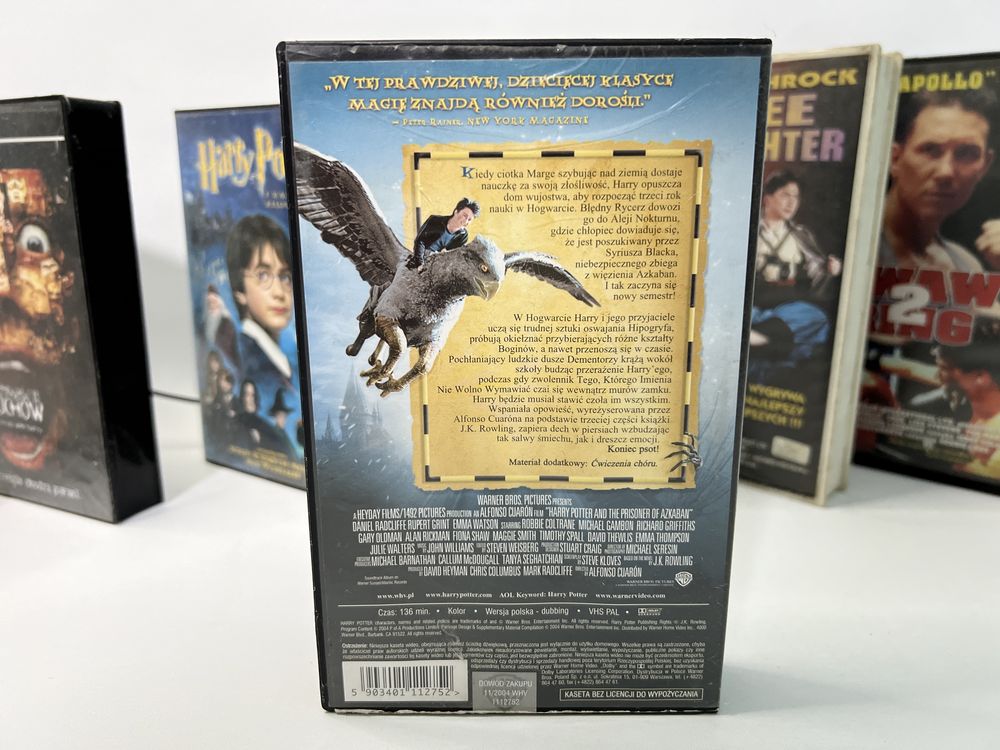 Harry potter i wiezien azkabanu kaseta vhs film