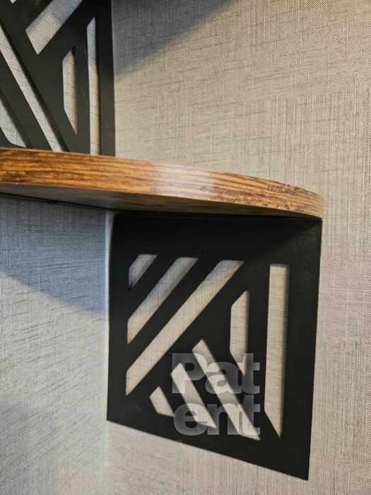 Loftowa narożna dekoracja ścienna kwietnik 5 poziomów wzór