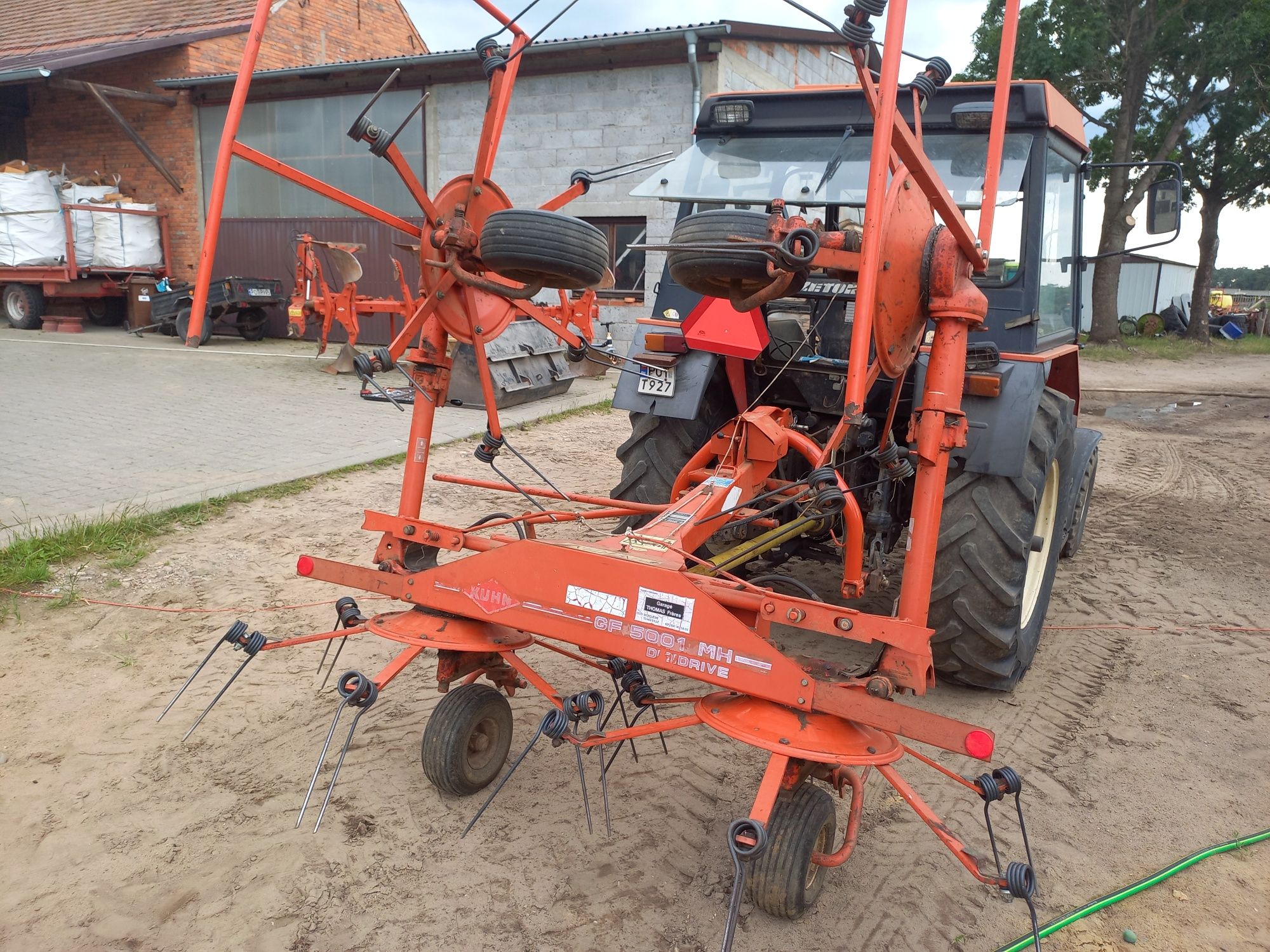 Przegrabiarka kuhn gf 5001 do siana, pająk