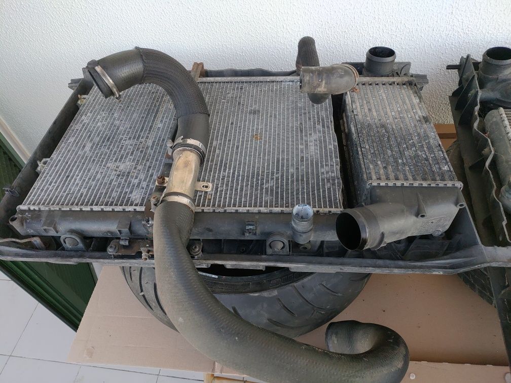 Radiador de água, ar condicionado, intercooler, Peugeot 307