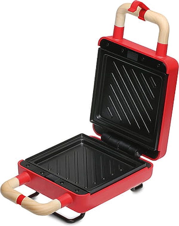 Opiekacz do kanapek gofrownica ADE Kitchen , 14×22,5×9,5 cm, biały