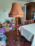 Lampa podłogowa stojąca z abażurem