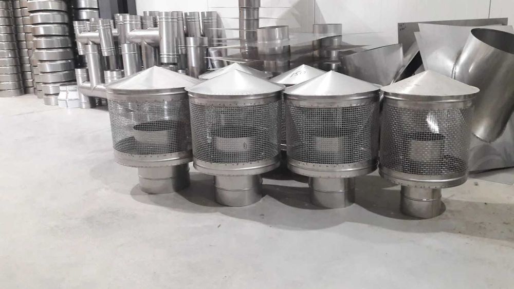 Труби димохідні_ Дымоход для котла камина из нержавейки_Димоходи_Комин