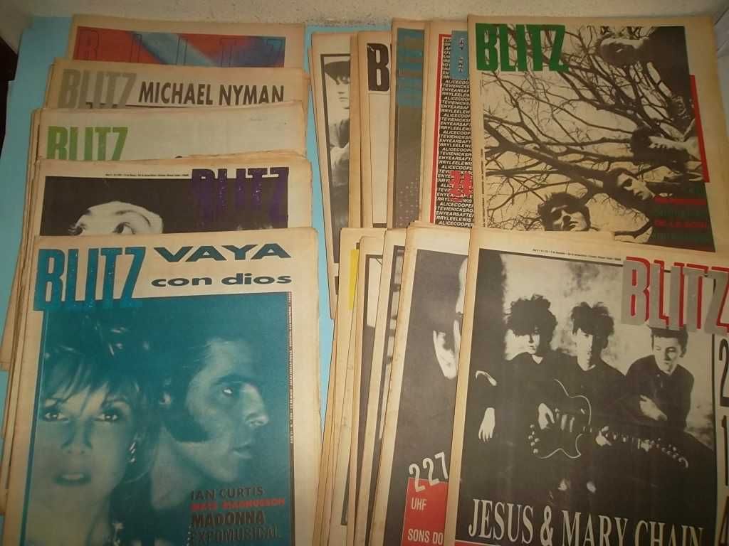 Jornal BLITZ (anos 80/90) Grande lote de jornais, ver texto.