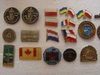 Odznaki pamiątkowe, turystyczne,odznaki - flagi i inne.