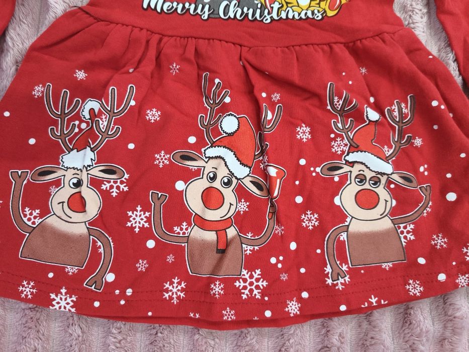 Świateczna sukienka 128